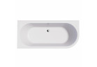 Corner bathtub acrylic with integrated cover (left version)