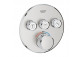 Concealed mixer Grohe Grohtherm SmartControl thermostatic 3-receivers wody chrome- sanitbuy.pl