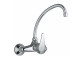 Mixer single lever wall mounted kitchen, Tres Cocina - Chrome