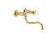 Mixer two-handle wall mounted kitchen, Tres Cocina - Brass Antyczny 
