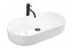 Countertop washbasin 71x38,5 cm, oval, Rea Nadia - White