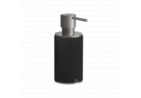 Soap dispenser w płynie Gessi 316, standing, black, finish brushed steel