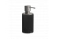 Soap dispenser w płynie Gessi 316, standing, black, finish brushed steel