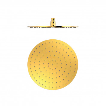 Overhead shower, Tres Complementos Ducha - 24-K Matowe różowe gold