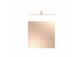 Overhead shower 30x30 cm, Tres Complementos Ducha - 24-K Gold Matowe