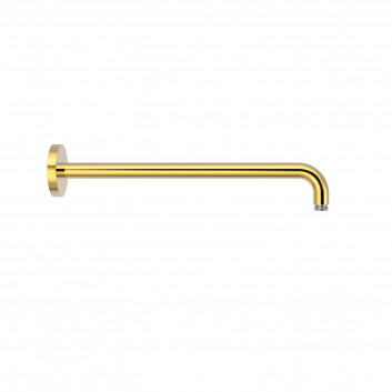 Arm naścienne 40 cm, Tres Complementos Ducha - 24-K Matowe różowe gold