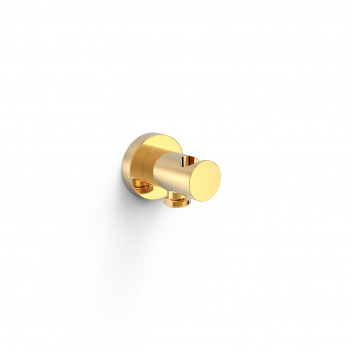 Podstawa fixed z przyłączem wody do słuchawki prysznicowej with hose, Tres Complementos Ducha - 24-K Matowe różowe gold