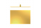 Overhead shower 45x31.5 cm, Tres Complementos Ducha - 24-K Gold