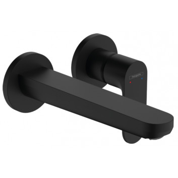 Washbasin faucet Hansgrohe Rebris E single lever 80 CoolStart without waste - black mat