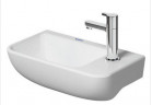 Washbasin 40x22 cm asymmetric Duravit Me by Starck white 