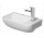 Washbasin 40x22 cm asymmetric Duravit Me by Starck with coating WonderGliss white 