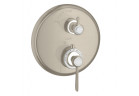 Mixer with handle single-arm i valve odcinającym do 1 odbiornika, Axor Montreux, thermostatic, concealed , brushed nickel