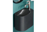 Vanity washbasin Massi Eno, rectangular, 120x50cm, konglomeratowa, z overflow, white