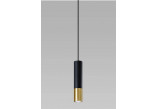 Lampa hanging Sollux Ligthing LOOPEZ 1, GU10 40W, black/gold