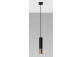 Lampa hanging Sollux Ligthing LOOPEY 1, GU10 40W, black/gold