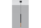 Lampa hanging Sollux Ligthing MOZAICA 3P, G9 3X12W, black/chrome