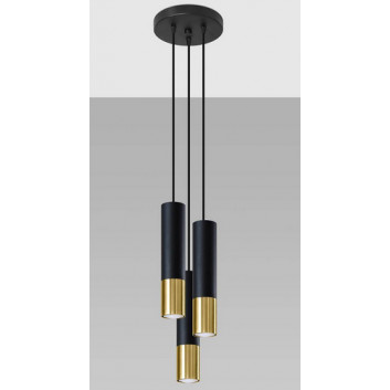 Sconce Sollux Ligthing LOOPEZ , GU10 2x40W, black/gold