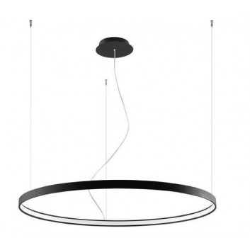 Żyrandol Sollux Lighting RIO, round średnica 110cm, LED 70W 3000K, black