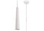 Lampa hanging Sollux Ligthing ELECTRA ceramic, GU10 1x40W, 1x12W LED, white
