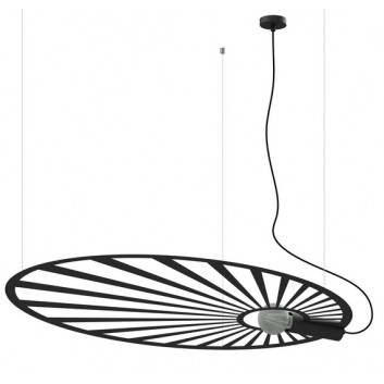 Żyrandol Sollux Lighting RIO, round średnica 55 cm, LED 30W 3000K, black