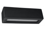 Sconce Sollux Ligthing VEGA ceramic, E27 1x60W, 1x15W LED, black
