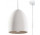 Lampa hanging Sollux Lighting FLAWIUSZ ceramic, E27 1x60W, 1x15W LED, white
