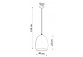 Lampa hanging Sollux Lighting MOZAICA 3L, G9 3x12W LED, black/miedź