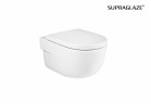 Bowl WC wall-hung ROCA Meridian 36x56 cm Rimless - white 