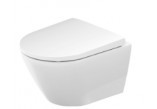 Wall-hung wc WC Duravit D-Neo, 48x37cm, bez kołnierza, with coating WonderGliss white