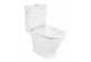 Close-coupled wc WC Roca Gap Rimless Round, 65,5x37cm, bez kołnierza, drain double, white