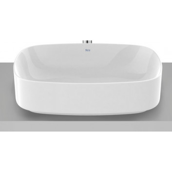 Countertop washbasin 60 cm, oval, Rea Nadia - White