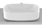 Countertop washbasin 60 cm, oval, Rea Nadia - White