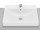 Countertop washbasin Roca 50 cm, rectangular with tap hole, FINECERAMIC - White