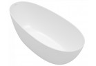 Bathtub freestanding oval Villeroy & Boch Antao SilentFlow, 170x75cm, Quaryl, stone white