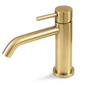 Washbasin faucet Vema Otago, concealed, 2-hole, spout 207mm, without pop, brushed gold