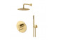 Bidet mixer podtynkowaVema Otago, brushed gold