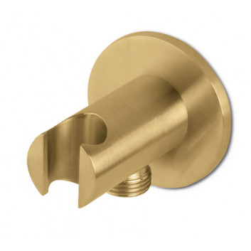 Przyłącz elbow Vema Otago, brushed gold