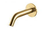 Spout basin wall mounted Vema Otago,spout 150mm, brushed gold
