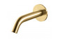 Spout basin wall mounted Vema Otago,spout 150mm, brushed gold