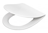 Toilet seat Deante Peonia slim with soft closing - white