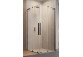 Cabin Walk-In Radaway Modo F II 120, profil brushed nickel, glass transparent