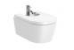 Wall hung bidet Roca Inspira Round 370x560x250mm white- sanitbuy.pl