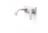 Component wall mounted do podtynkowego korpusu baterii umywalkowe TRES Slim Exclusive, spout 180mm, chrome