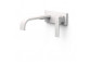 Component wall mounted do podtynkowego korpusu baterii umywalkowe TRES Slim Exclusive, spout 240mm, chrome