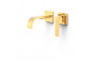 Component wall mounted do podtynkowego korpusu baterii umywalkowe TRES Slim Exclusive, spout 240mm, gold