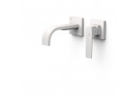 Component wall mounted do podtynkowego korpusu baterii umywalkowe TRES Slim Exclusive, spout 180mm, chrome