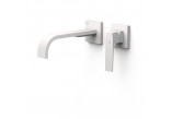 Component wall mounted do podtynkowego korpusu baterii umywalkowe TRES Slim Exclusive, spout 240mm, chrome