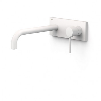 Component wall mounted do podtynkowego korpusu baterii umywalkowe TRES STUDY, spout 240mm, chrome