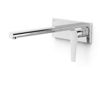 Component wall mounted do podtynkowego korpusu washbasin mixer TRES Class, wylewka180mm, chrome