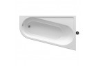 Corner bathtub right Ravak Chrome 160x105 cm acrylic, snowwhite